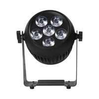 Foco LED Par Inalámbrico con Batería, Resistente al Agua, 6*20W, 6 en 1, RGBWA+UV, DMX, IP65