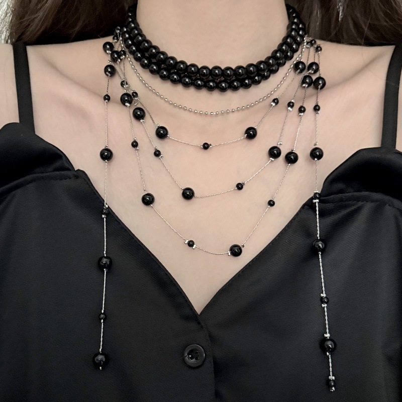 Wholesale Cute Elegant French Necklace Stacked