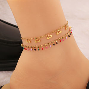 दाज़गर्ल थोक स्टेनलेस स्टील का प्यारा बोहेमियन पशु पैटर्न चैनल महिलाओं के लिए दिल तितली एटम उपलब्ध - Product Image 1