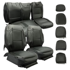 Fundas <span class=keywords><strong>de</strong></span> asiento <span class=keywords><strong>de</strong></span> cuero sintético negro para Jeep Wrangler JL 4DR <span class=keywords><strong>Rubicon</strong></span> 2018-2023 - Product Image 3