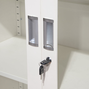 Thiết kế hiện đại kim loại <span class=keywords><strong>2</strong></span> cửa tủ kính lưu trữ tập tin thép tủ cho phòng khách kho - Product Image 6