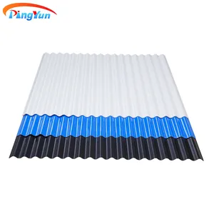 UV coated fiberglass roof clear tile sheet cover for house building