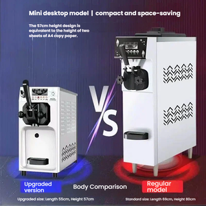 Nueva Máquina de Helado Suave Industrial Pequeña con Preenfriamiento, Capacidad de 6L, Acero Inoxidable, Autolimpieza, <span class=keywords><strong>VOKA</strong></span> VK-S8, Uso Comercial - Product Image 5
