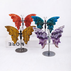 Kristal Penyembuhan Spiritual Alami Grosir, Ukiran Tangan Kristal Kupu-kupu, Kerajinan Seni Dekorasi - Product Image 3