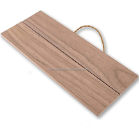 Plaques en bois de pin non fini, forme rectangulaire, pour l'artisanat, les enseignes en bois massif non fini, découpes vierges pour le bricolage, la décoration intérieure