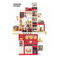 Ensemble de cuisine multifonctionnel pour enfants, table de jeu de rôle, jouet de maisonnette, cadeau de Noël, jeu de cuisine