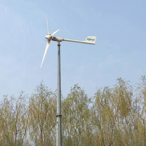 เครื่องกำเนิดไฟฟ้าพลังงานลมแบบไฮบริดสำหรับบ้าน Sunchees SWH-5KW 5000W พร้อมแบตเตอรี่ลิเธียมไอออน 12V/24V/48V 220V 50Hz ได้รับการรับรองมาตรฐาน CE จัดส่งฟรี - Product Image 1