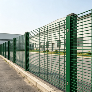 Valla de Seguridad Anti-Escalada Clearview, Malla 358 de Acero Galvanizado con Recubrimiento en Polvo, 6 pies, para Proyectos de <span class=keywords><strong>Defensa</strong></span> Perimetral de Alto Nivel en Qatar - Product Image 4