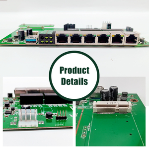 บอร์ดอะแดปเตอร์พอร์ตฮับเก็บข้อมูลสวิตช์กิกะบิตอุตสาหกรรม PCBA รุ่น Y117 ENIG แบบ ODM ผลิตจำนวนน้อยตามสั่ง - Product Image 2