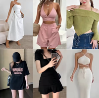 Liquidation de stock : Robes d'été décontractées et sexy pour femmes, vente en gros, mode 2026, vêtements d'occasion en vrac à prix réduits, envoi aléatoire