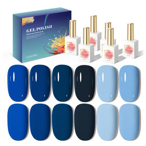 AILANUO profesional uñas GEL suministros Soak off Gel esmalte de uñas 6 colores Set diseño libre personalizado etiqueta privada lámpara Uv Gel polaco - Product Image 1