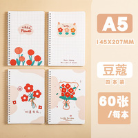 Carnet de notes écologique en gros, kawaii, mignon, pour enfants, anime, écoliers, carnet à spirales de dessins animés