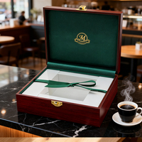 Boîte à chocolats truffés artisanale sur mesure du Guangdong, 8 chocolats, emballage luxueux en bois, boîte cadeau pour bonbons