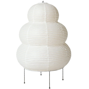 Lampe de table en papier de riz blanc faite à la main, design Art Déco Wabi Sabi, vente en gros, pour l'intérieur, avec étagère en métal, lanterne - Product Image 5