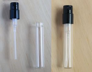 Мини-парфюмерный стеклянный флакон с белым распылителем-1 мл и 1,5 мл - Product Image 1