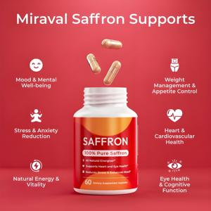 Hot Selling Factory Supplies Saffron Extract Cápsulas para Saffron Saúde