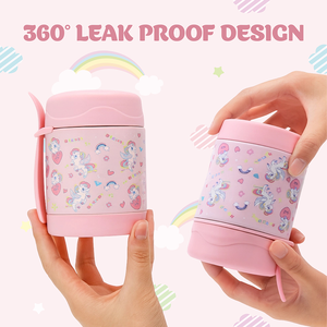 Thermos à double paroi <span class=keywords><strong>en</strong></span> acier inoxydable 304, récipient alimentaire portable avec cuillère, vente directe d'usine <span class=keywords><strong>en</strong></span> gros - Product Image 3