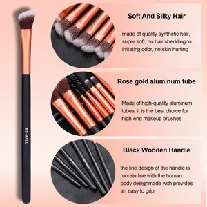 Makeup Eyeshadow Brush Customized Eyeshadow Brush WholesalePrivate Label Eye Makeup Brush Concealed Eyebrow Eyeliner Brush