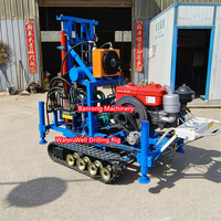 Banrong Double moteur hydraulique contrôle automatique machine de forage de puits d'eau portable plate-forme de forage de trou de forage