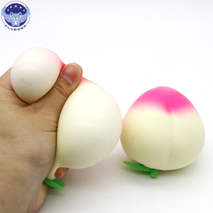 Oferta Especial: Juguete de Pelota en Forma de Durazno de TPR, Divertido Juguete Antiestrés para Apretar, Juguetes Musicales para Apretar con Forma de Fruta, Pelota Antiestrés para Apretar con Sonido, Juguetes Divertidos de Pelota Antiestrés con Sonido - Product Image 4