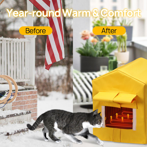 Modern Warm <span class=keywords><strong>Outdoor</strong></span> <span class=keywords><strong>Cat</strong></span> Dog <span class=keywords><strong>House</strong></span> Haustier matte Wasserdichtes Heizkissen mit festem Muster wasch bar - Product Image 4