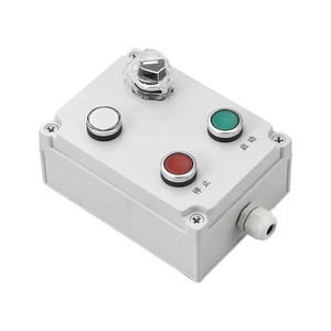 Boîtier de commande à 4 boutons avec couvercle de protection, double couleur de lampe et boutons à réinitialisation automatique rouge/vert, IP65, boîte à boutons - Product Image 5