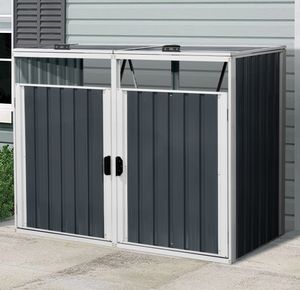 Deposito di contenitori modulari 2-in-1 popolare capanno da giardino con Design modulare - Product Image 1