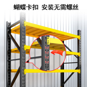 Heavy Duty Garage <b>Storage</b> Racks 5 Tier Cold Rolled Steel Shelving Unit For <b>Workshop</b> Warehouse Organization - Product Image 4