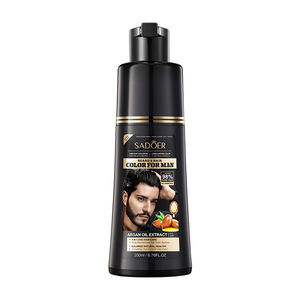 Tinta per <span class=keywords><strong>Capelli</strong></span> Naturale Permanente SADOER a Marchio Privato, Crema Colorante Delicata per <span class=keywords><strong>Uomo</strong></span> con Olio di Argan, Copre i <span class=keywords><strong>Capelli</strong></span> Grigi, Servizio OEM - Product Image 2