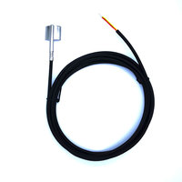 Sensor suhu digital Maxim Dallas DS18B20 asli yang dapat disesuaikan dengan probe baja tahan karat 6*50mm yang dapat dibengkokkan