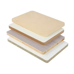 Factory Direct 4x8 Melamine Faced Plywood, Block Board, MDF or Particle Board Sheets for Furniture