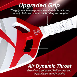 KASACA-Paleta de fibra de carbono T700 para pickleball, protector de borde de silicona de 16mm, potencia máxima - Product Image 5