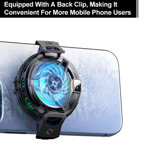 <span class=keywords><strong>Mejor</strong></span> conveniencia Gaming Phone Cooler SL17 Ventilador de radiador móvil Clip trasero magnético Semiconductor Refrigeración Artefacto para jugadores - Product Image 6