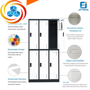 Armario Metálico Moderno Extensible con Sistema Inteligente, 4 Puertas, Guardarropa, Casillero de Autoservicio para Ropa y Paquetes - Product Image 2