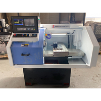 Torno CNC Mini Horizontal de un Solo Husillo CK0640 con Control GSK y Alimentador de Barras, Capacidad Media para Corte de Metal