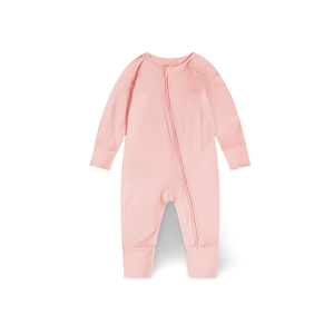 Vente en gros d'usine de barboteuses décontractées en fibre de bambou pour nouveau-né printemps-été pyjamas à fermeture éclair pour nourrissons vêtements pour enfants - Product Image 6
