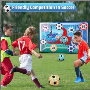 Jeu de sport suspendu d'intérieur pour enfants, balles souples interactives, tapis de football en tissu de 100 cm, jouets - Product Image 3
