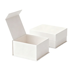 A5 Shallow Empty <b>Black</b> Magnetic Rigid <b>Gift</b> <b>Boxes</b> Sponge Lining UV Coating Recycled Materials Retail Packing Paperboard Embossing - Product Image 2