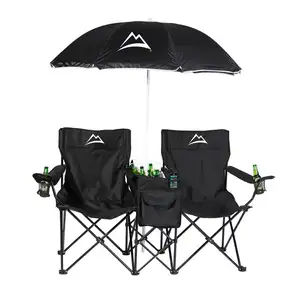w cadeira de mesa dobrável Suppliers-Cadeira dobrável personalizada para piquenique, cadeira dobrável com guarda-chuva para mesa cooler, cadeira de praia