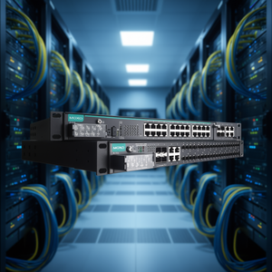 Commutateur Ethernet en rack Moxa Pt-7528-24tx-Hv, 24 ports, commutateur industriel d'entreprise, IEEE 802.3, 24x1000Mbps RJ45 - Product Image 3