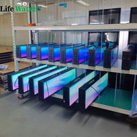 Panel LCD de Barra Estirada para Exhibición en Tiendas, Señalización Digital LCD de 58.4 Pulgadas, Panel LCD Ultra Ancho para Publicidad en Tiendas de Cosméticos y Supermercados