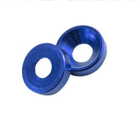 OEM High-Quality Colored Aluminum Alloy Washers Countersunk Flat Head Screw Gaskets Round Plain Washers M3 M4 M5 M6 M8