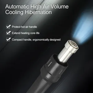 Smart Hot <span class=keywords><strong>Air</strong></span> QUICK 861Pro stazione inglese di controllo vocale per la scheda madre del telefono IC Chip di riparazione multifunzionale - Product Image 3