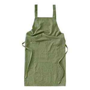Delantales de Limpieza para Mujer con Bolsillos, Talla Grande, Cómodos, de Algodón y Lino, Delantal Tipo Pinafore - Product Image 4