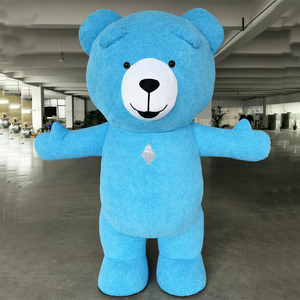 Disfraz de Mascota de Oso de Peluche Inflable Gigante - Mono de Cosplay de Estilo de Dibujos Animados de Anime Colorido - Product Image 1