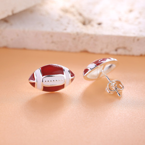 <span class=keywords><strong>Basket</strong></span>-ball sportif Football Baseball Golf Boucles d'oreilles Hypoallergénique Volleyball pour Adolescents Mamans Pâques <span class=keywords><strong>Basket</strong></span> Stuffers - Product Image 6