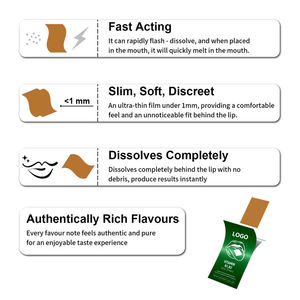 OEMスキンケア経口溶解薄膜ビタミンB1 B2代謝管理経口ストリップ毎日の食事サプリメントメーカー - Product Image 3