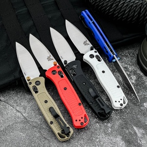 533 Bugout Pocket Knife Outdoor Camping Tactics Nylon Wave Fiber Handle Hunting Survival EDC Folding Knife <strong>Hand</strong> <strong>Tool</strong> US Shipping - Product Image 5
