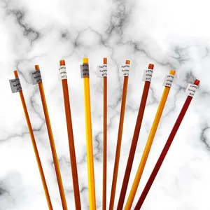 Varillas de vidrio de borosilicato de color de la mejor calidad, color ámbar, diámetro de 2mm