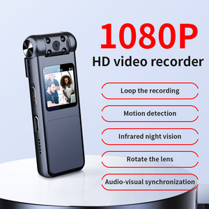 กล้องขนาดเล็ก 1080P เลนส์หมุนได้ 180 องศา พร้อมอินฟราเรดมองเห็นในเวลากลางคืน เครื่องบันทึกเสียงดิจิตอลแบบปากกา - Product Image 3